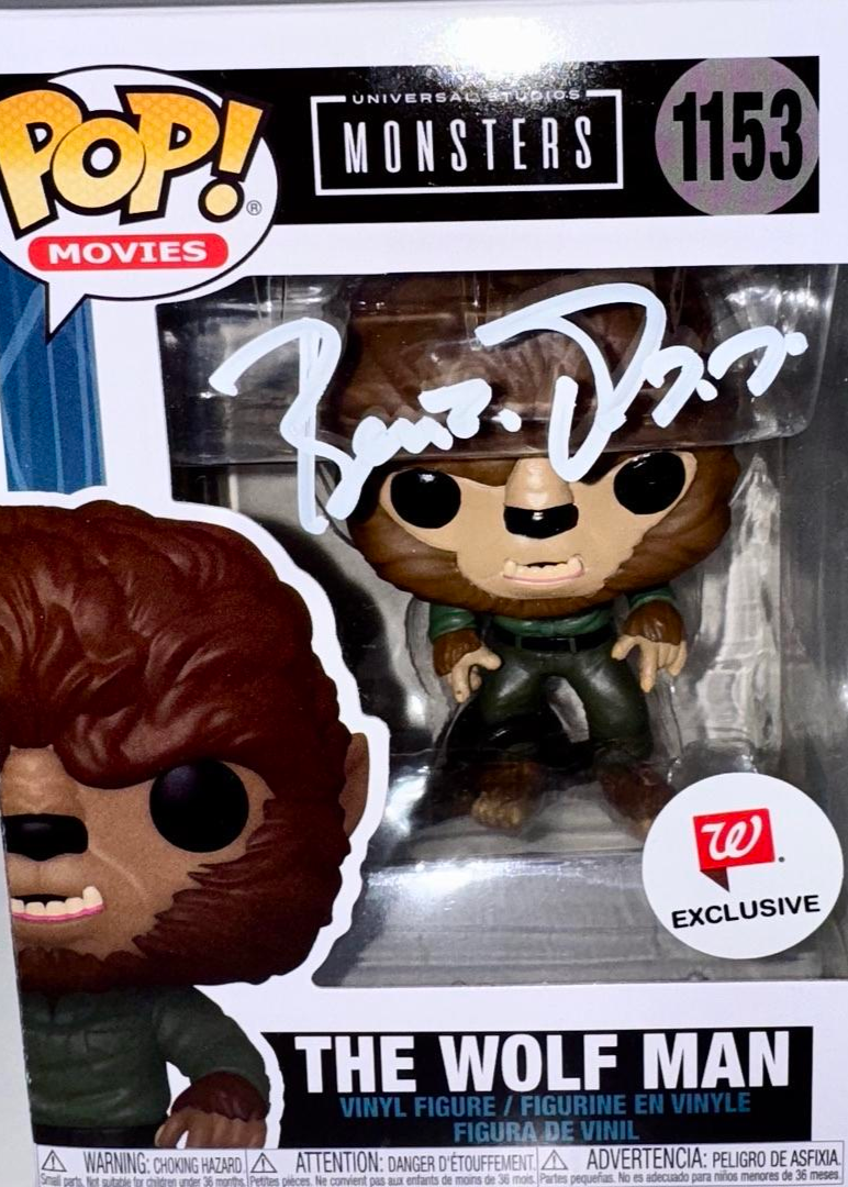 Benicio Del Toro Signed Funko Pop #1153 (The Wolf Man) - Celebrity Authentics